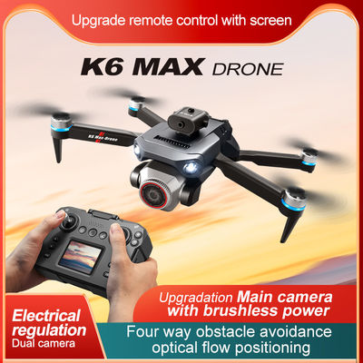 Iqoem K6 Drohne mit 4K HD Kamera Wifi Fpv 360 Hindernisvermeidung und Auto Folge Professioneller Klappquadcopter Hubschrauber