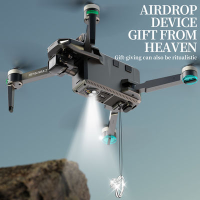 Design Kf104 Max 2 Drohne Rc 5g WLAN Drohne 4k Professional mit 3-Achsen-Anti-Schütteln Gimbal Hindernisvermeidung Bürstenloses Quadcopter