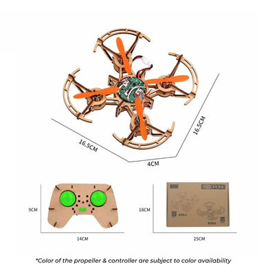 Bauen und lernen Diy Holzbau Drohne Quadcopter Rc Drones Kit Set Spielzeug Bildung für Schüler Kinder unterrichten