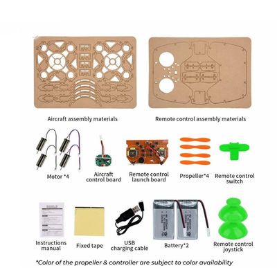 Bauen und lernen Diy Holzbau Drohne Quadcopter Rc Drones Kit Set Spielzeug Bildung für Schüler Kinder unterrichten