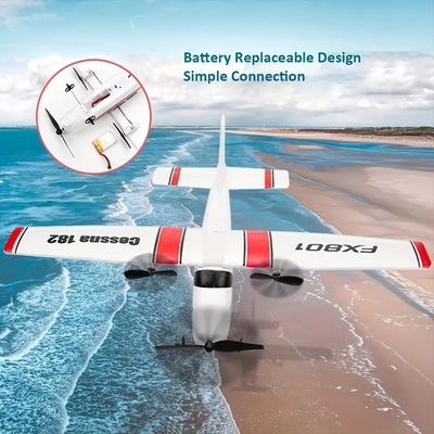 Fx-801 Rc Flugzeug Epp Schaumglider Flugzeug Gyro 2.4g 2ch Rtf Fernbedienung Flügelweite Flugzeug für Weiß Stil EPP Flugzeug