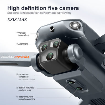 K818max 360° Flip Drohne Professionelle 4k Hindernisvermeidung Fpv WLAN Kamera Elektrisch für Zwischenbetreiber 122 g
