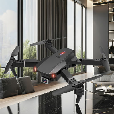 Klappbare UAV-Quadcopter mit Aeroscope Hubschrauberkamera HUGTEC E88 PRO HD FPV Drohnenbatterie 3.7V 1800MAH Schwarz Grau