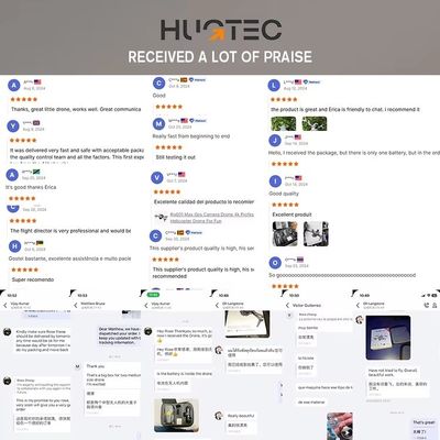 Einfach verpackte Größe CM 22.7X8X18.5 HUGTEC Dm97 E88 PRO Optical Flow Positioning Drone App Steuerung 360 Flip Kunststoff