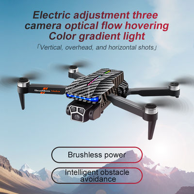 12 Minuten Flugzeit Handsteuerung Carbonfaser Schwarze Drohne mit optischem Fluss Höhenhalt und 4K 360 Grad Rollstunt