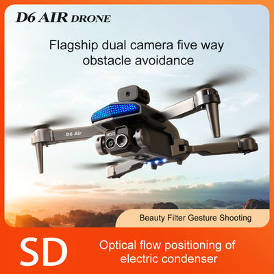 D6 Air Mini Drone Professional 4k HD Kamera Quadcopter mit Klappkonstruktion Hindernisvermeidung und Fernbedienung