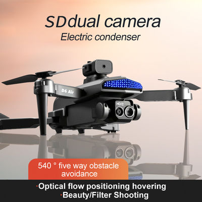 D6 Air Mini Drone Professional 4k HD Kamera Quadcopter mit Klappkonstruktion Hindernisvermeidung und Fernbedienung