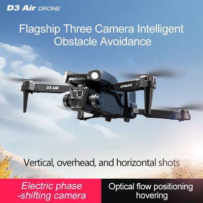 2024 D3 Air Drone LED-Licht 360-Grad-Tumbling Headless-Modus Optical Flow Positionierung Klappbare RC-Drohne für Anfänger