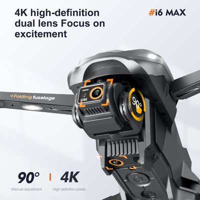 I6 Max Hindernisvermeidung Nacht 4k Dual Camera Aerial Fpv Drohne Bürstenloser Motor Windbeständiger optischer Fluss Rc Quadcopter