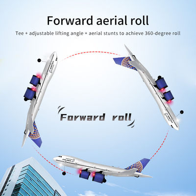 Elektrische RC Flugzeug A380 747 Modus Einfach zu fliegen Stunt Roll 2,4 GHz Fernbedienung Segelflugzeug für und Batterien enthalten