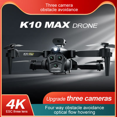 Optical Flow Drone mit dreifacher 4K-Kamera Wifi Fpv Kamera Stabilisator für Anfänger Hindernisvermeidung RC Quadcopter 2.4G