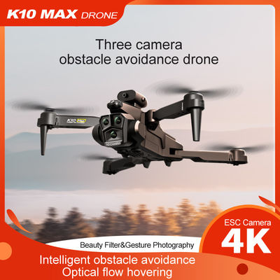 Optical Flow Drone mit dreifacher 4K-Kamera Wifi Fpv Kamera Stabilisator für Anfänger Hindernisvermeidung RC Quadcopter 2.4G