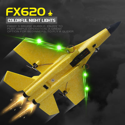 FX620 2.4GHz 2-Kanal Schaum RC Flugzeug Modell Gleiter RC Jet Flugzeug mit Ladezeit von 60 Minuten und 3,7V 150mAh Batterie