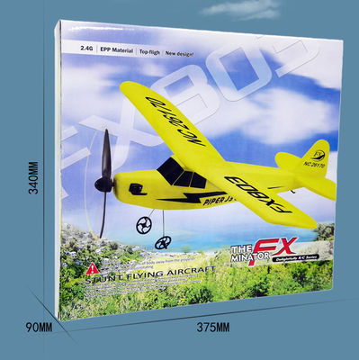 Superglider Fx803 2.4g Piper J3 Cub Rc Flugzeug Nc26170 Epp Flugzeug mit festem Flügel mit langer Flugzeit und stabilem Flug