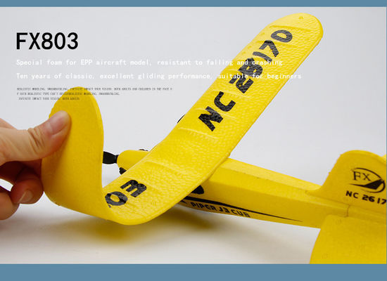 Superglider Fx803 2.4g Piper J3 Cub Rc Flugzeug Nc26170 Epp Flugzeug mit festem Flügel mit langer Flugzeit und stabilem Flug