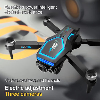 S180 Rc Bürstenlose Drohne Hd Elektrische Anpassung Luftfotografie WLAN Optischer Fluss 4 Achsen Flugzeug Hindernisvermeidung für Anfänger