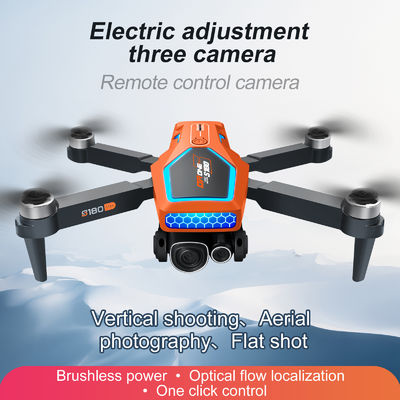 S180 Rc Bürstenlose Drohne Hd Elektrische Anpassung Luftfotografie WLAN Optischer Fluss 4 Achsen Flugzeug Hindernisvermeidung