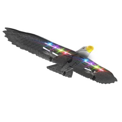 2024 2-Wege Eagle Glider Modell Rtf mit Licht und Selbstbalancierung 3 Changell Glider gesteuertes Flugzeug Skala 56*29.5*8 CM