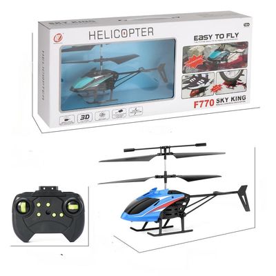 F770 Präzisionskontrolle Spielzeug Hubschrauber Stabile Flugleistung und 3D Flip Stunt Fähigkeit Einzelpaket Größe 44X8.8X18 CM