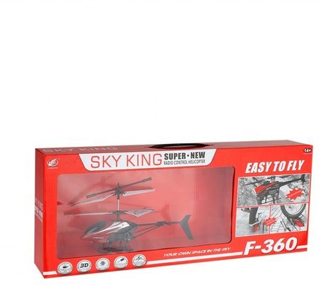 F360 2.4Ghz Anti-Interferenz Hubschrauber Anfänger bis Profi Hubschrauber Miniaturflugspielzeug 6*AA Controller Batterie