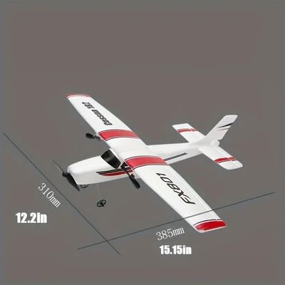 Anfänger-Level-Jungen-Spielzeug 2.4g 2ch Rtf Fernbedienung Festflügel 385mm Flügelweite Epp Schaumglider Gyroplan Flugzeug Rc Spielzeug