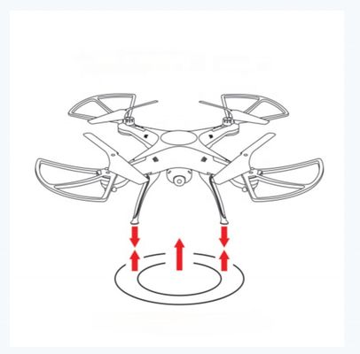 Langstrecken-Fernsteuerung Drohne Kamera 4K Professionelle HD Uav Drohne mit 4XAA Controller Batterie