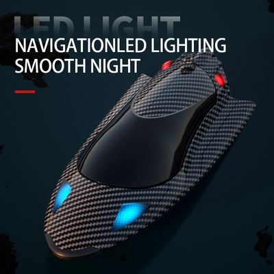 8 bis 13 Jahre Altersbereich Rc Fernbedienung Schnellboot Hochgeschwindigkeit 40 Km/h Jetboot Led Licht Umgedrehte Wiederherstellung 2,4 g Erwachsene und Kinder