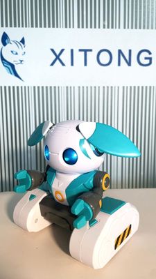 Bildungsroboter HUGTEC S024 Spielzeugroboter Fernbedienung Geste STEM 3 Kunststoff Musik Lichtfunktion Automatik für Unisex
