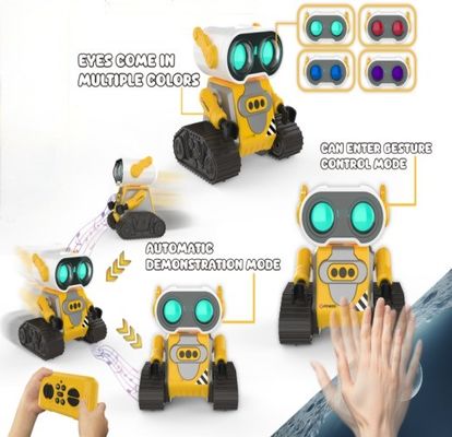 HUGTEC S023 GESTURE Steuerungsmodus Roboter-Spielzeug STEM Roboter 360-Rotation Kinder Smart Bildungs-Tablet Bildungs-ABS Plastik