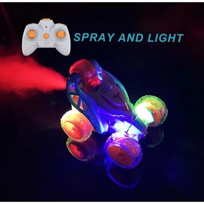 Experte Fernbedienung Stunt-Auto 360 Grad Rotation Auto mit leichter Musik Spray Spielzeug für Kinder Spielzeit 18 Minuten