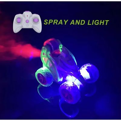 Experte Fernbedienung Stunt-Auto 360 Grad Rotation Auto mit leichter Musik Spray Spielzeug für Kinder Spielzeit 18 Minuten