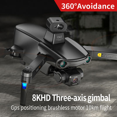 S808 Drohne 360 Hindernisvermeidung Bürstenlos Drei-Achsen Eis Anti-Schütteln Ptz 8k Ultra-klar Luftfotografie GPS Rc Flugzeug