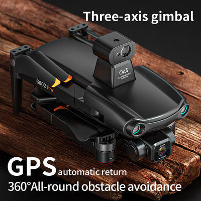 S808 Drohne 360 Hindernisvermeidung Bürstenlos Drei-Achsen Eis Anti-Schütteln Ptz 8k Ultra-klar Luftfotografie GPS Rc Flugzeug