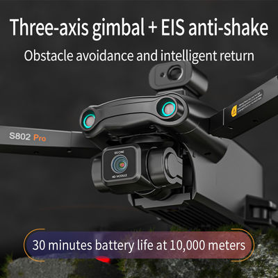 S808 Drohne 360 Hindernisvermeidung Bürstenlos Drei-Achsen Eis Anti-Schütteln Ptz 8k Ultra-klar Luftfotografie GPS Rc Flugzeug
