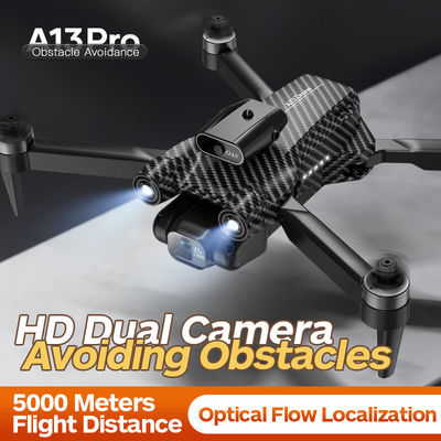 A13 Mini-Drohne 4k Dual-Kamera Hindernisvermeidung Optischer Fluss Klappbares WLAN Bürstenloses Motor Drohne Quadcopter Spielzeug Klappbares