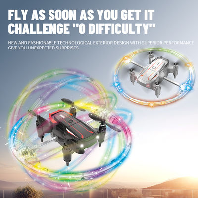Led Stunt Rc Drohne Farbenfrohe Licht Drehung Uav Quadrocopter Fernbedienung Entfernung von ca. 100m Perfektes Geschenk für Kinder