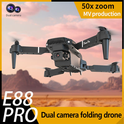 Professionelle tragbare Drohne E88 Pro mit Dual-Kamera 4k 8k Wifi Fpv Quadcopter 3.7V 1800mAH Lithium-Batterie Kapazität