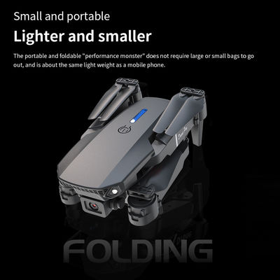 Professionelle tragbare Drohne E88 Pro mit Dual-Kamera 4k 8k Wifi Fpv Quadcopter 3.7V 1800mAH Lithium-Batterie Kapazität