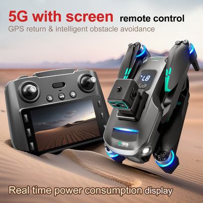 Plastik S159 5g WLAN Fpv GPS Quadcopter Drohne 4khd Doppelkameras 25 Minuten Ausdauer Hindernisvermeidung Led Großer Bildschirm Fernbedienung Rc Drohne