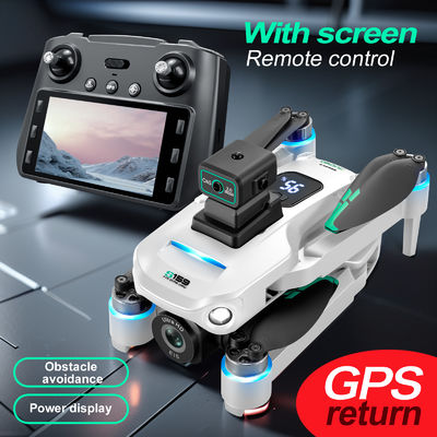 Plastik S159 5g WLAN Fpv GPS Quadcopter Drohne 4khd Doppelkameras 25 Minuten Ausdauer Hindernisvermeidung Led Großer Bildschirm Fernbedienung Rc Drohne