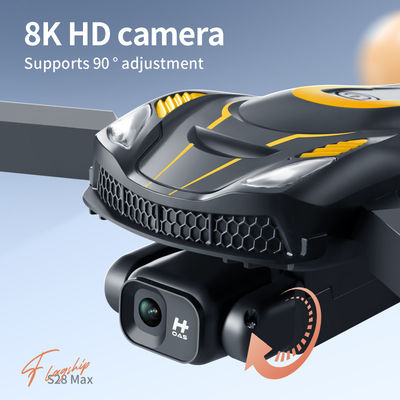 S28 Max Rc Fernbedienung Contral Doppelkamera Drohne Mit 4K Kamera Fpv Drohne Flugzeug Spielzeug Mini Drohne 100 m Fernbedienung