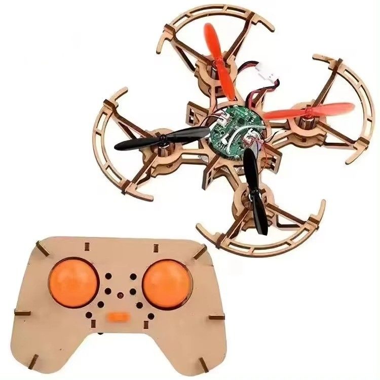 Bauen und lernen Diy Holzbau Drohne Quadcopter Rc Drones Kit Set Spielzeug Bildung für Schüler Kinder unterrichten
