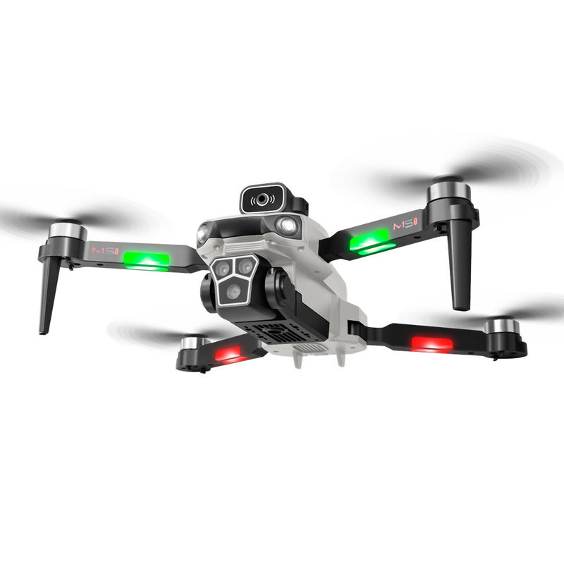 Klappbare Quadcopter Rc Dron M1s Mini-Drone 5g Wifi Fpv 4k Professionelle Hindernisvermeidung Dual-Kamera für Anfänger-Drohnen