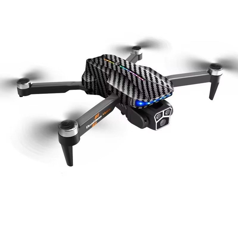 12 Minuten Flugzeit Handsteuerung Carbonfaser Schwarze Drohne mit optischem Fluss Höhenhalt und 4K 360 Grad Rollstunt