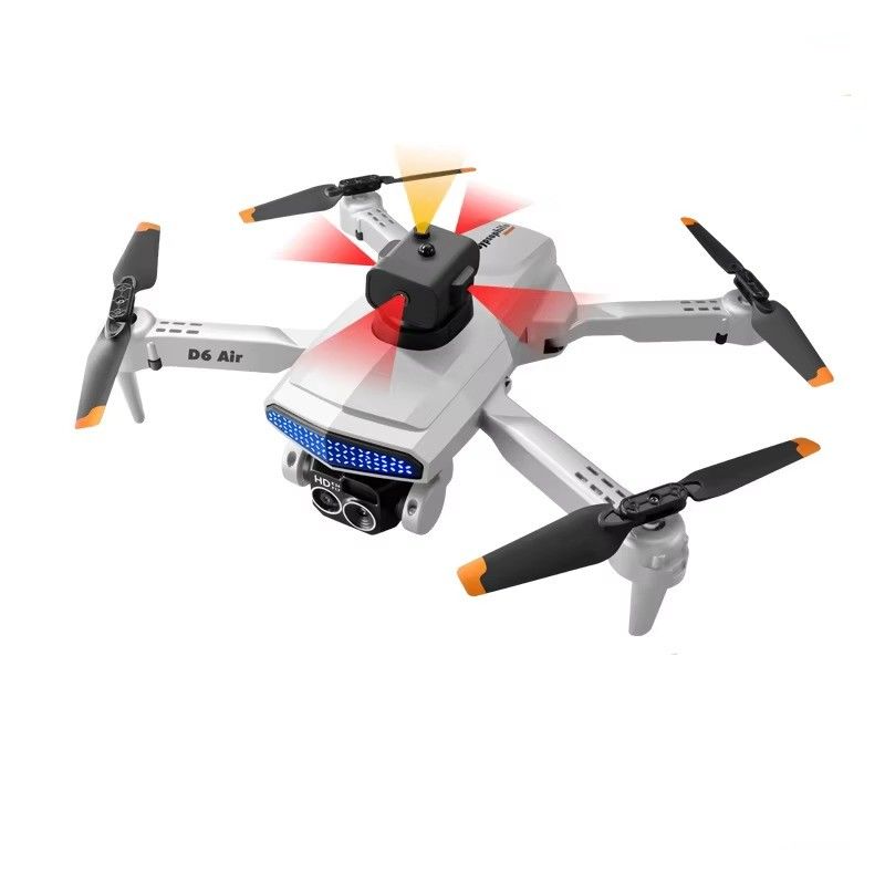 D6 Air Mini Drone Professional 4k HD Kamera Quadcopter mit Klappkonstruktion Hindernisvermeidung und Fernbedienung