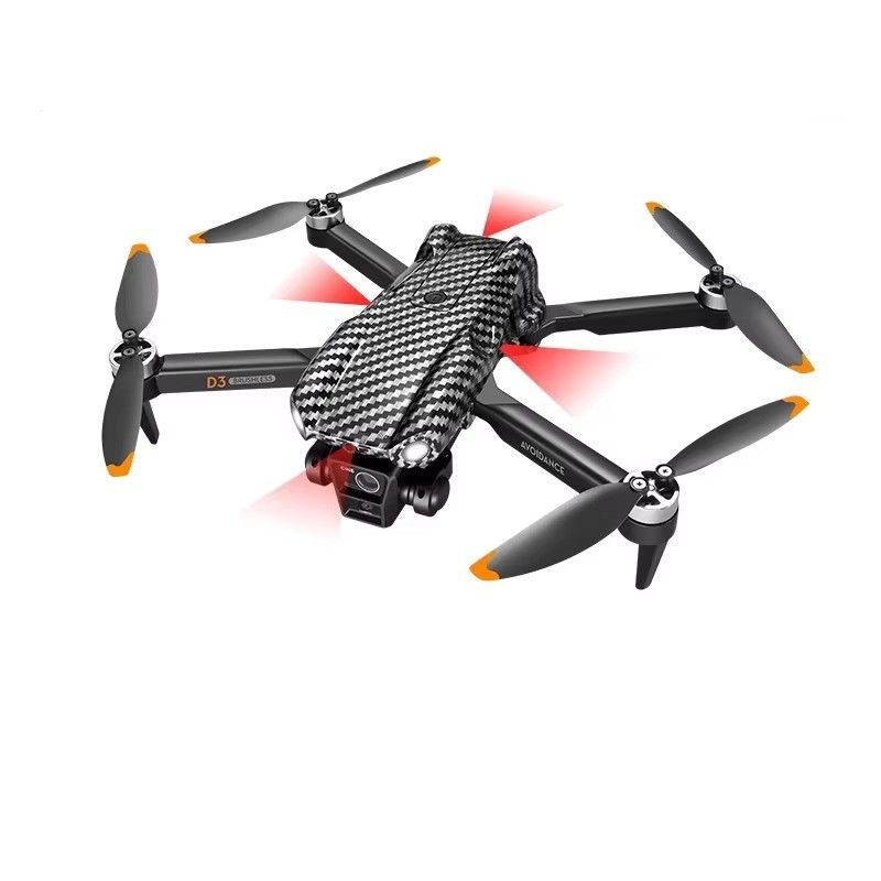 Anfänger-Betreiber-Fähigkeitsniveau Portable RC-Drohne mit Hindernisvermeidung und Dreifachkamera D3 Pro 4k Bürstenloser Motor
