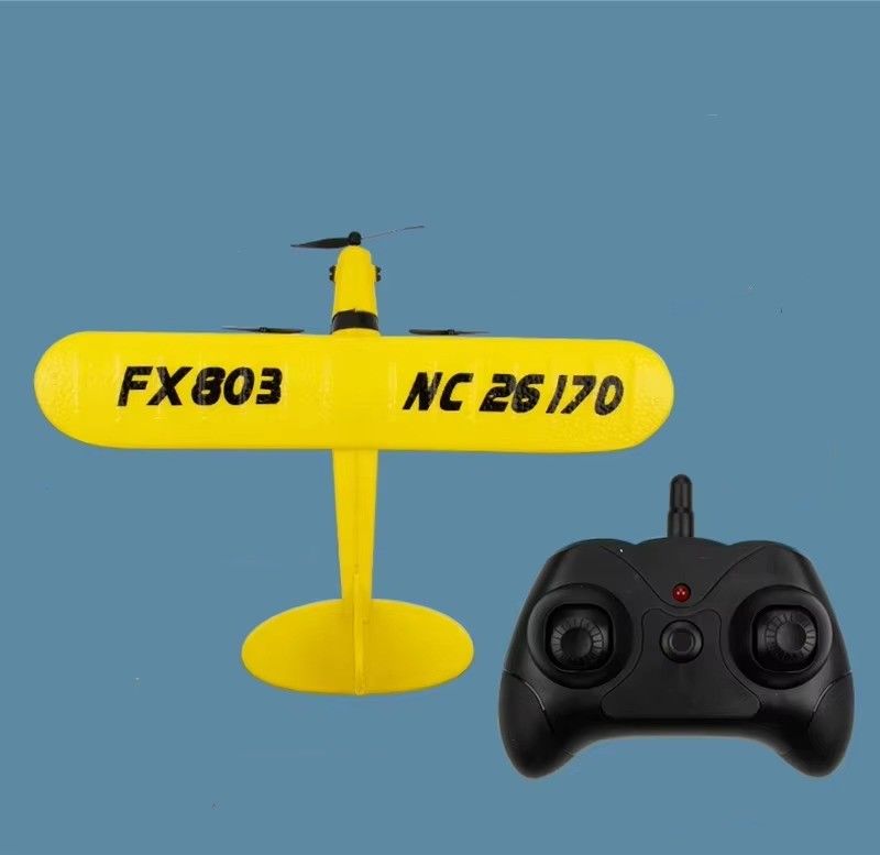 Superglider Fx803 2.4g Piper J3 Cub Rc Flugzeug Nc26170 Epp Flugzeug mit festem Flügel mit langer Flugzeit und stabilem Flug