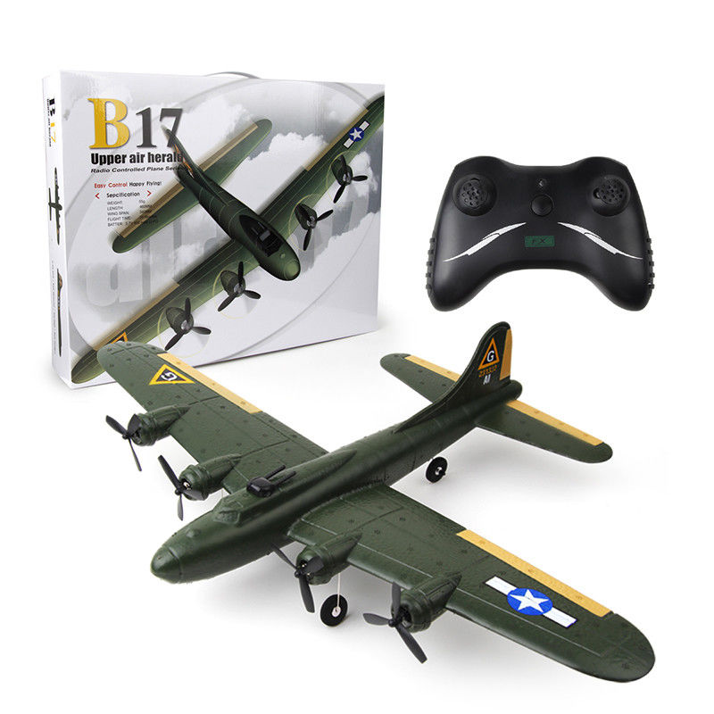 Erleben Sie den Nervenkitzel des Fliegens mit Fx817 Fernsteuerung Schaumflugzeug Festflügel Modell Gleiter B17 Bomber Spielzeug Flugzeug