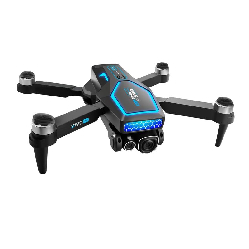 S180 Rc Bürstenlose Drohne Hd Elektrische Anpassung Luftfotografie WLAN Optischer Fluss 4 Achsen Flugzeug Hindernisvermeidung für Anfänger