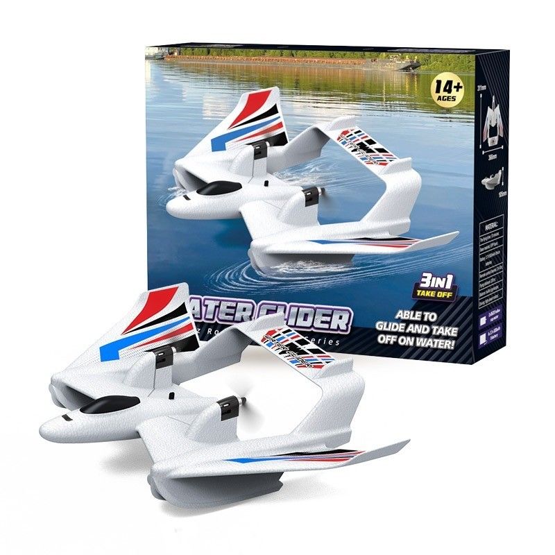 Rc Wasserflugzeug Flugzeug Spielzeug Jet Festflügel 2.4g Fernbedienung Gleiter Schaumflugzeug Modell Rc Flugzeug für 8-13 Jahre alt